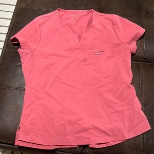 Women’s Jaanuu scrub top (dusty rose)